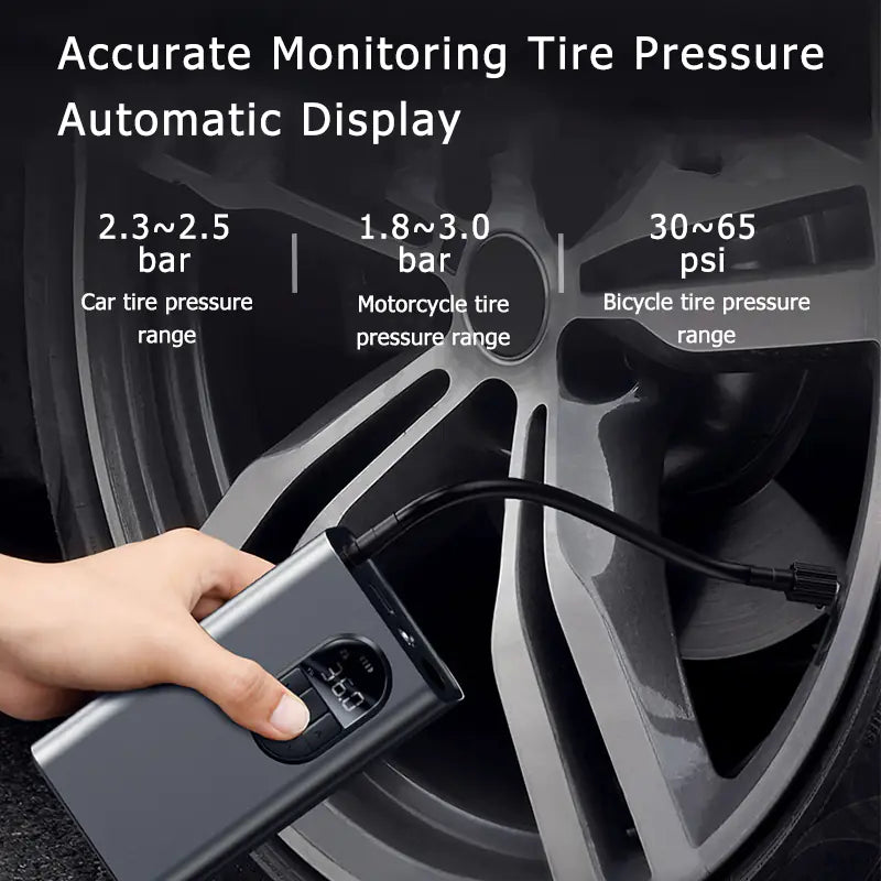 Baseus Energy Portable Pump 54W Car Tire Inflator with LED Light